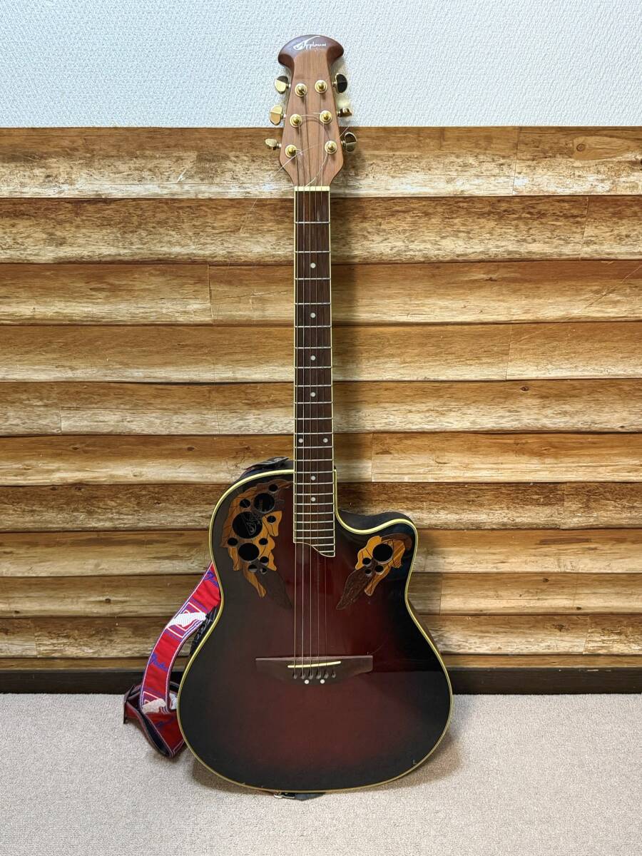 即決 Ovation Applause 美色エレアコギター オベーション製