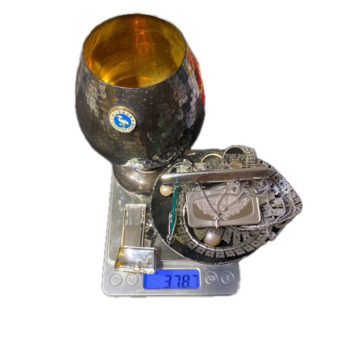 朝鮮美術 silver99％ 亀甲船 置物 本体重量378g 李舜臣 銀製保証の落札