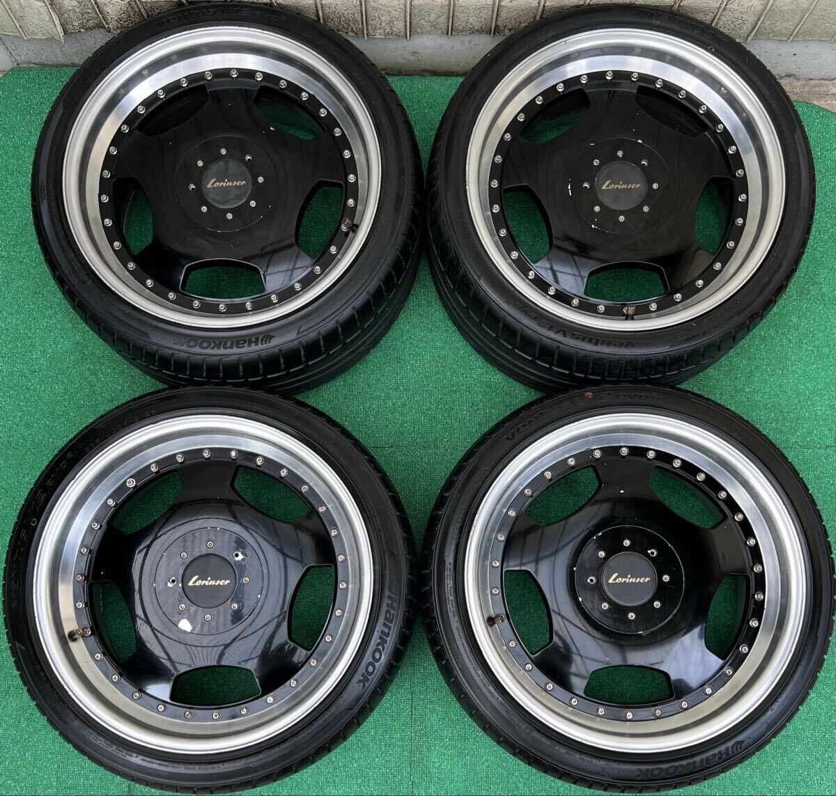 7310】正規品 ロリンザー RSK6 19インチ F8.5J R9.5J PCD112 ホイール4