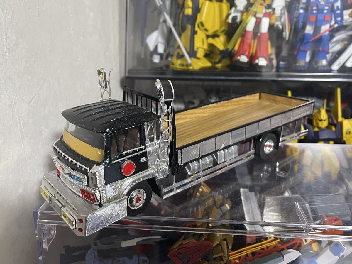 新品】アオシマ 1/32 NEW大型デコトラ 羅生門 平ボディタイプ 当時品の