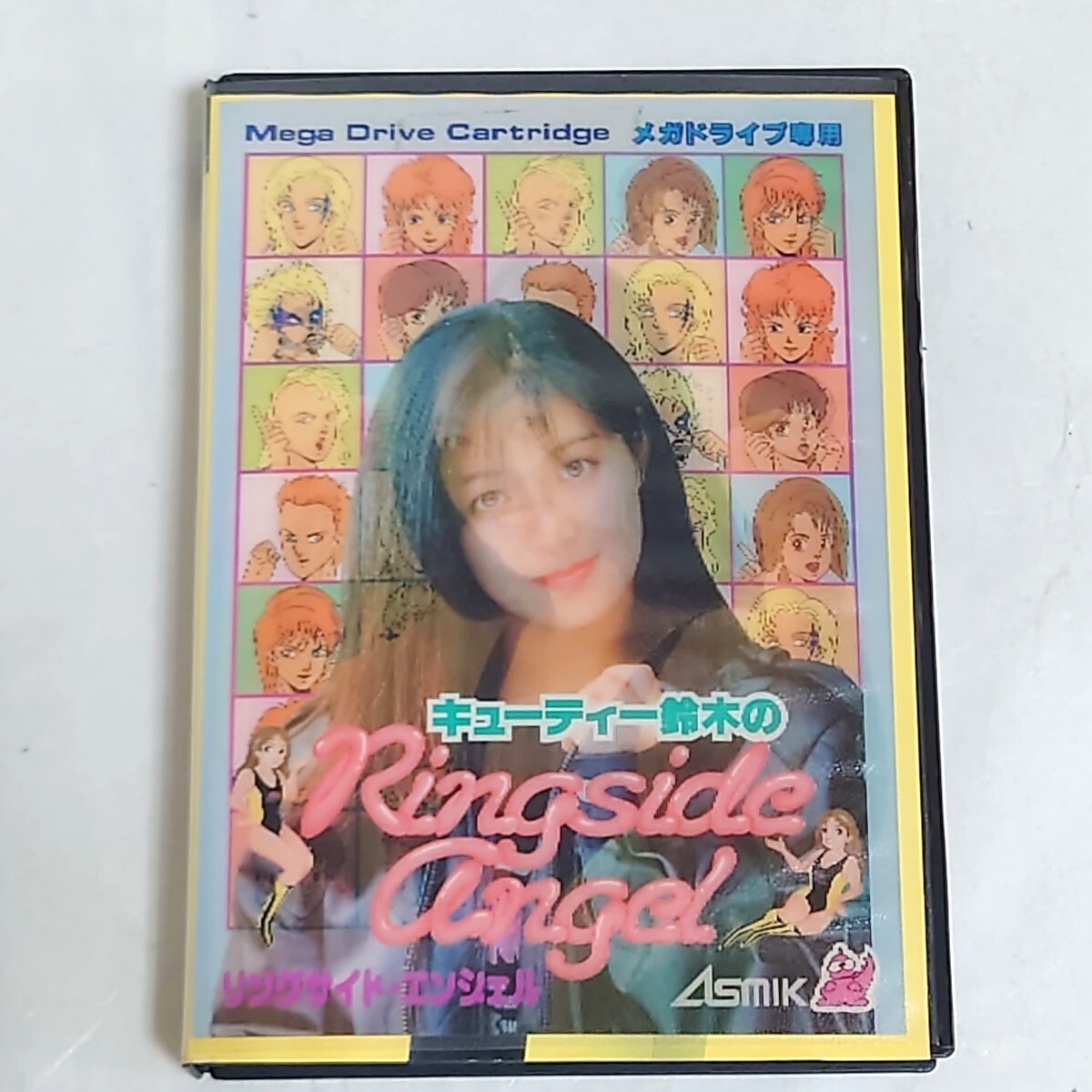 中古・貴重】MD用（メガドライブ）・キューティー鈴木のリングサイド