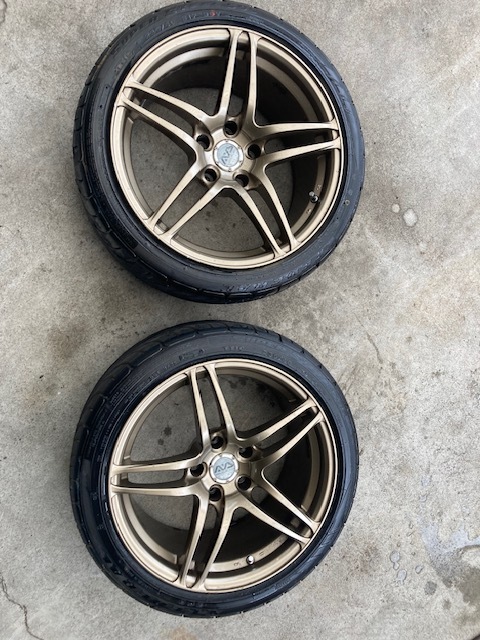 AVS モデル5 17インチ 114.3 5穴 9j +22 Yokohama model5 モデ5