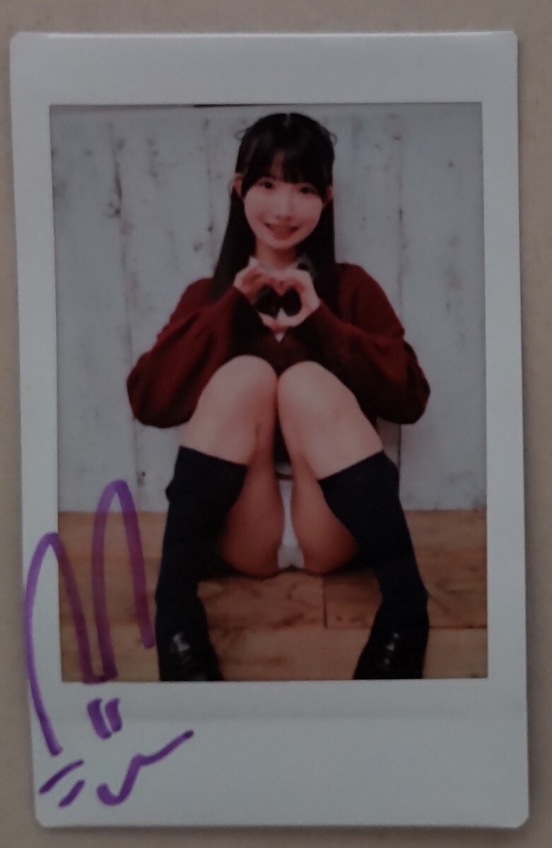未使用】山田かなさん DVD購入特典 直筆サイン入り現場チェキ その