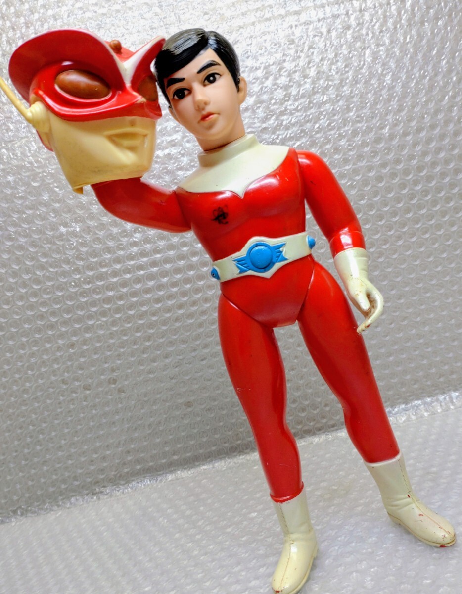 レッドマン＊マスクの下にイケメン＊ブルマァク＊ソフビ＊円谷プロ＊難
