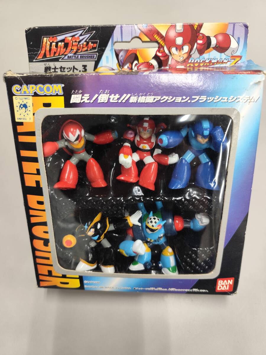 バトルブラッシャー ロックマンX3 戦士セットフィギュア バンダイ