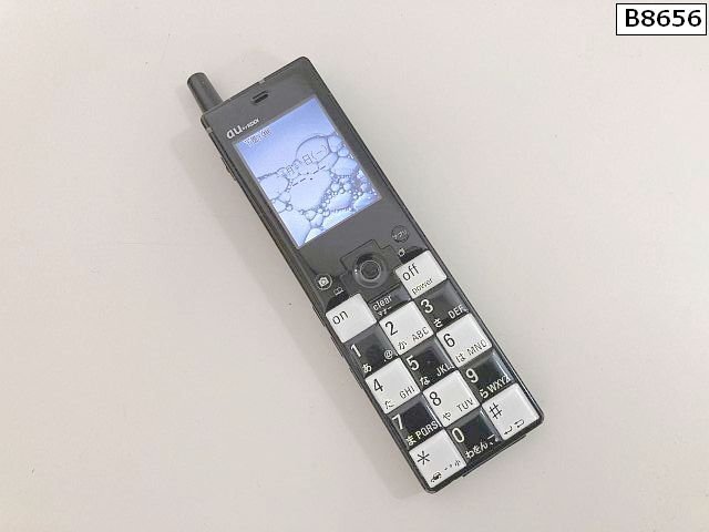 中古】きれい AU IIDA INFOBAR ICHIMATSU MOMA 初代モデル チェッカー