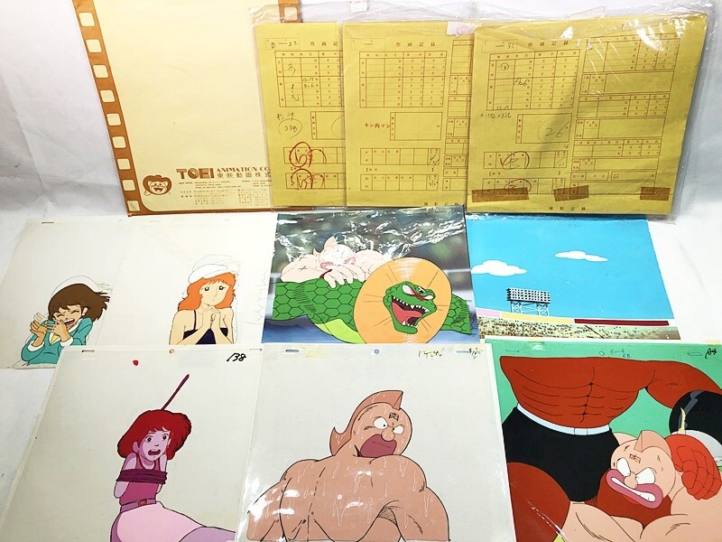 新品】キン肉マン TV版 吉野家？ キン肉マン セル画 直筆 一点物 の