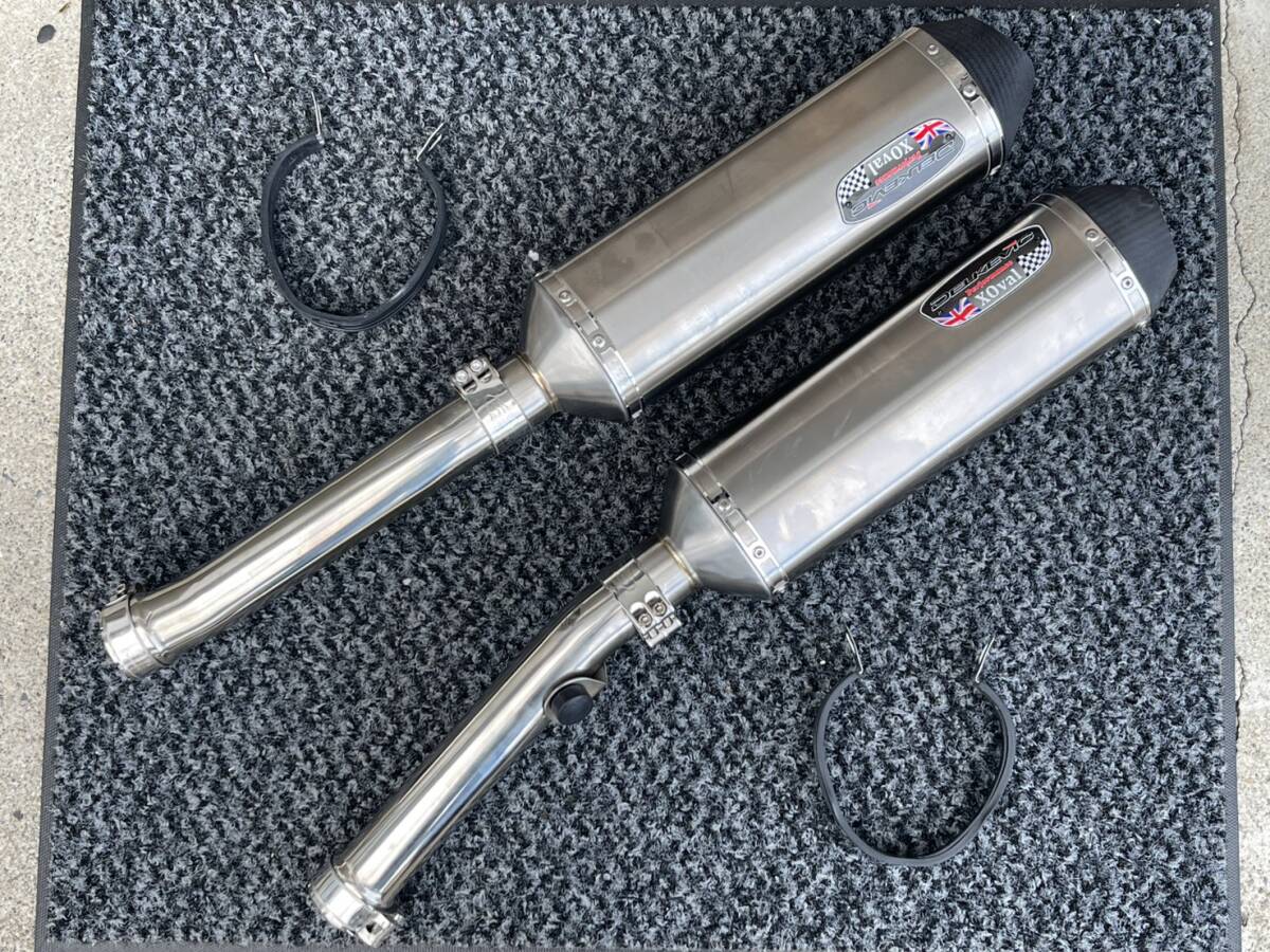 新品】DELKEVIC 触媒ストレート マフラーYZF R1 サイレンサー07-08 4C8