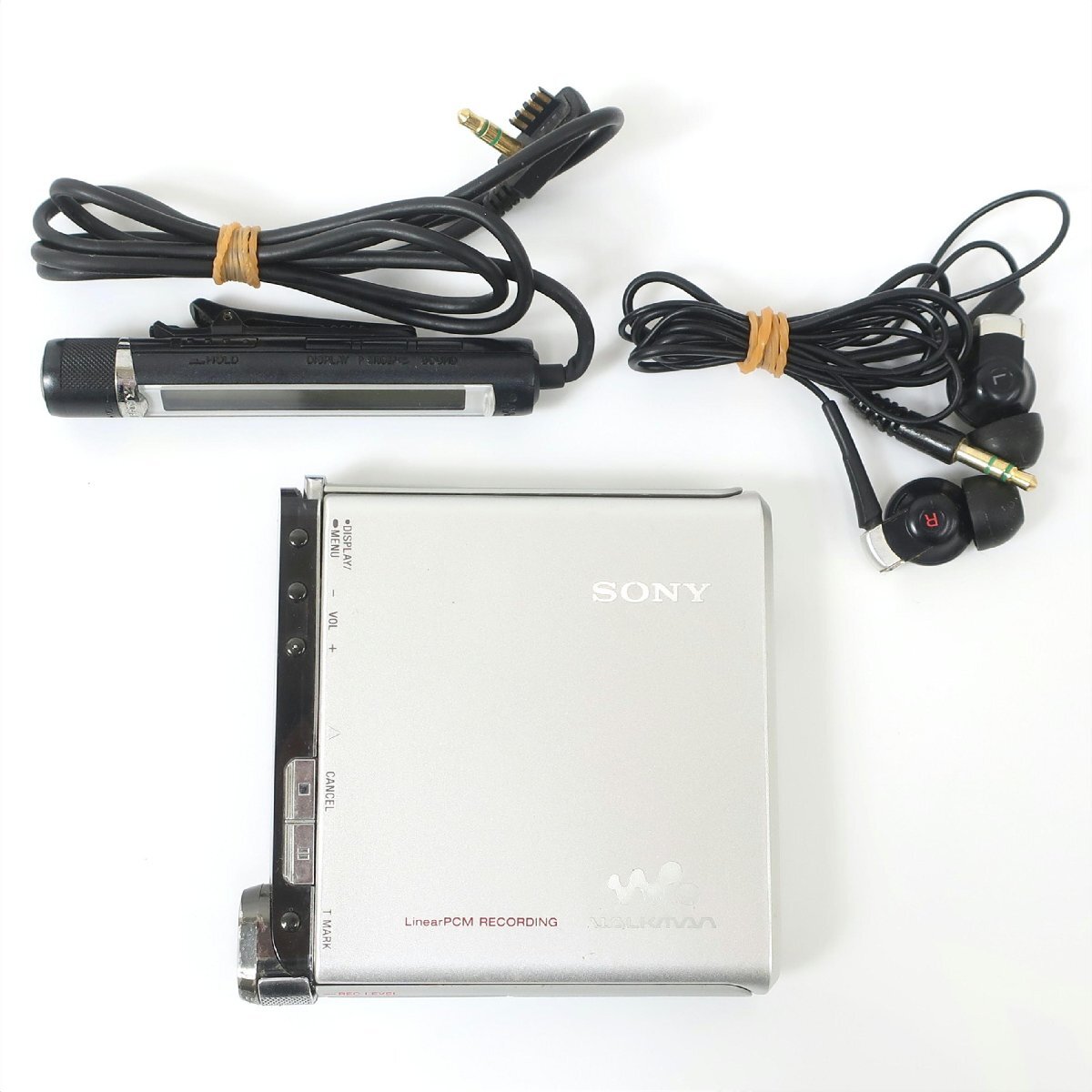 【ジャンク品】SONY ソニー Hi-MD ウォークマン MZ-RH1 送料無料!! SONY Hi-MD MZ-NH1 ◎新品未使用のWM専用USBケーブル付属