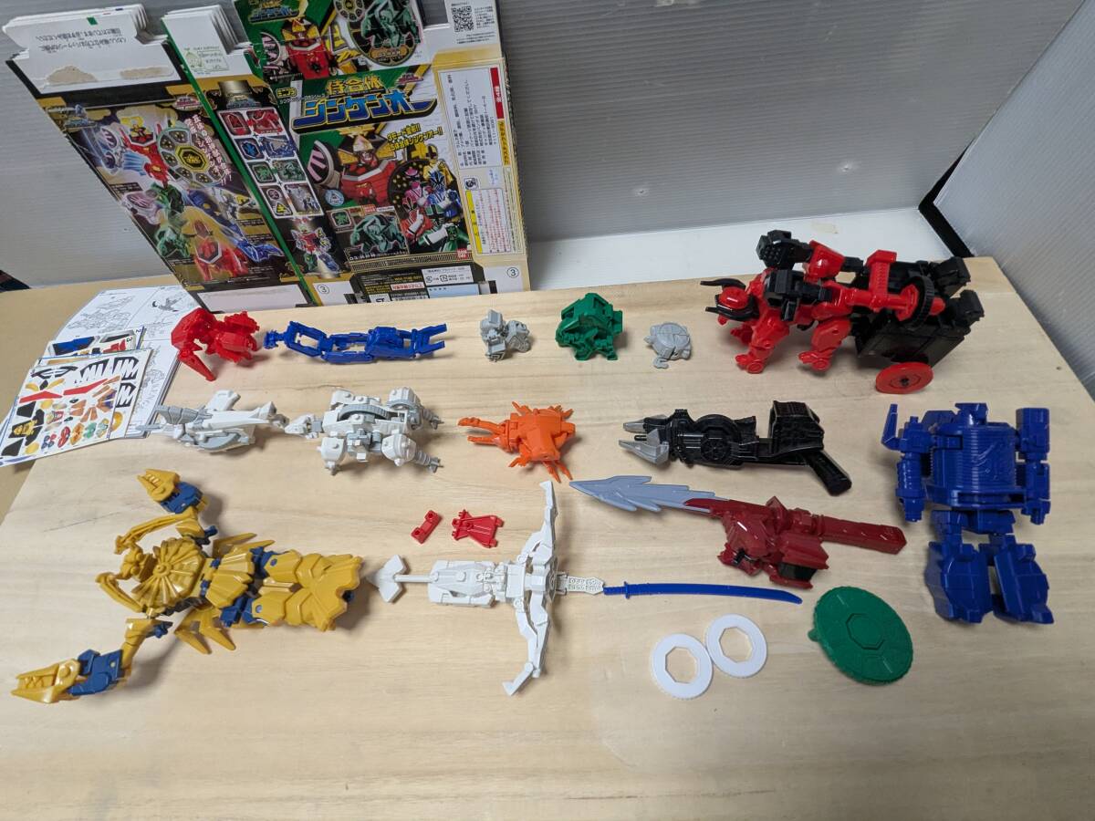侍戦隊シンケンジャー☆全侍合体DXサムライハオー☆兜、舵木、虎、烏賊