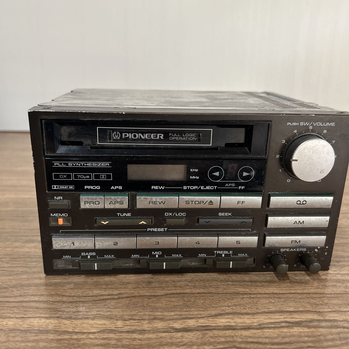 トヨタ純正 CD・AM/FMラジオチューナー・カセットデッキ FH-M8077ZT