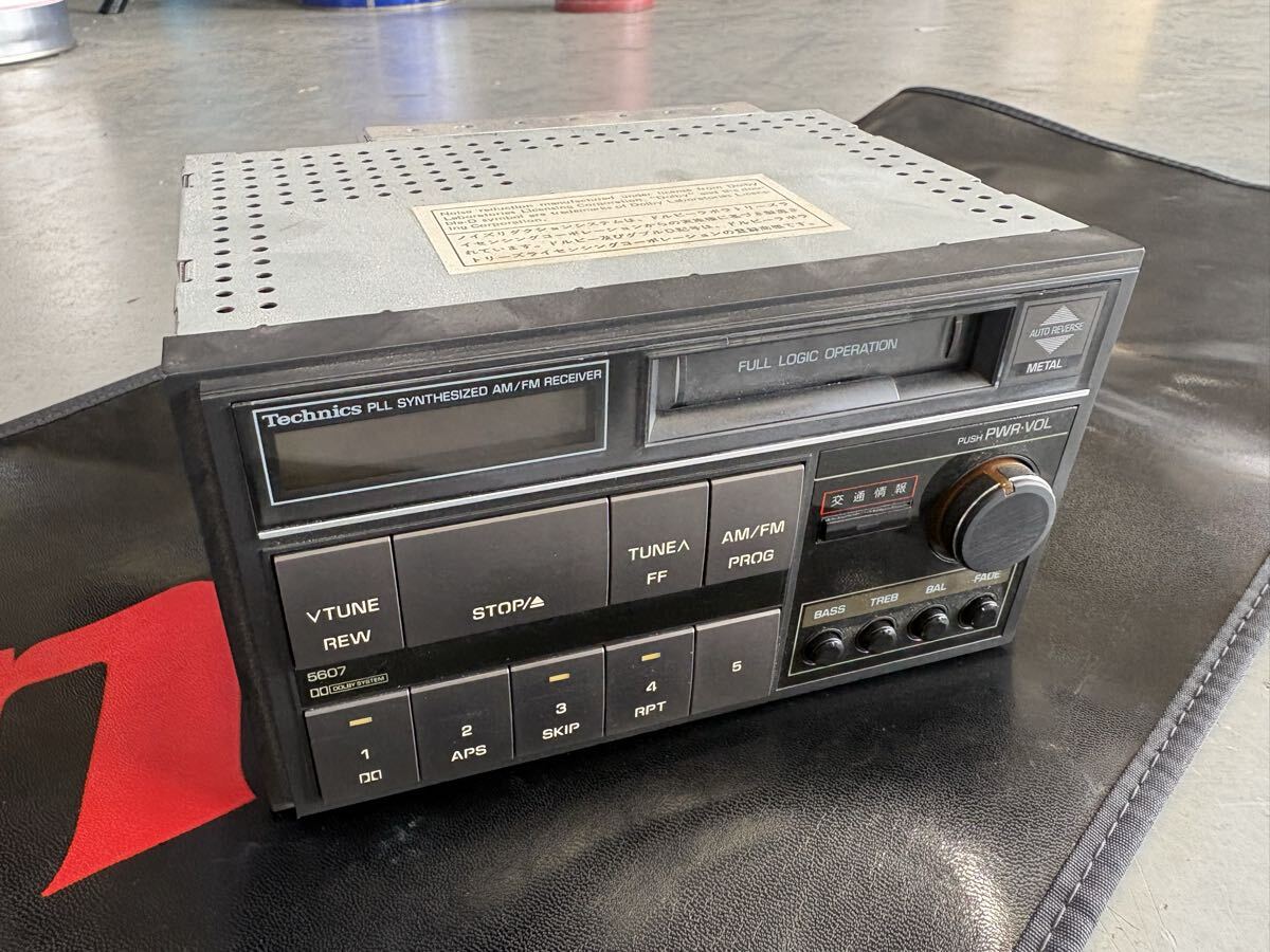 中古】当時物！トヨタ クレスタ gx61 純正オーディオ カセットデッキ