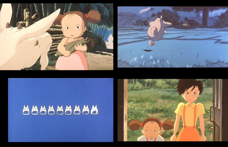 □非売品/となりのトトロ/劇場予告編フィルム/35mm/フィルムセル3コマ