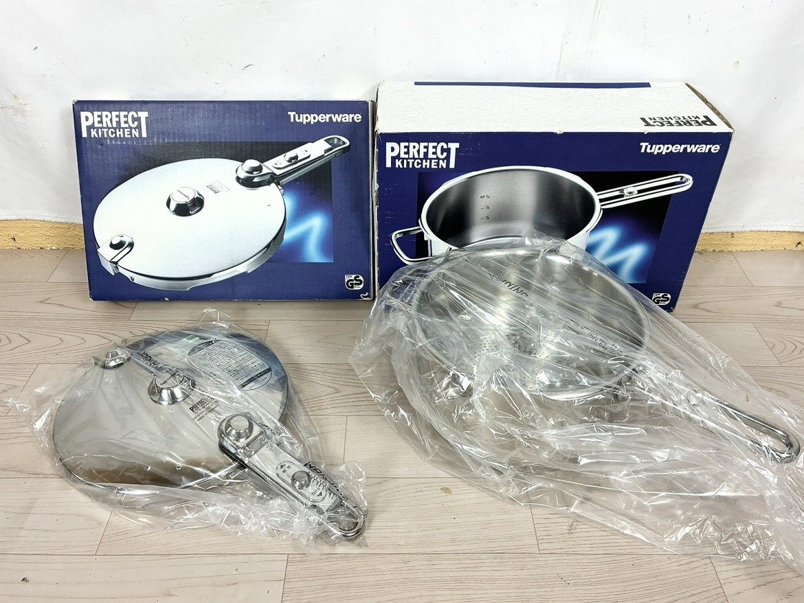 新品】タッパーウェア♪パーフェクトキッチン圧力鍋パッキン（圧力表示