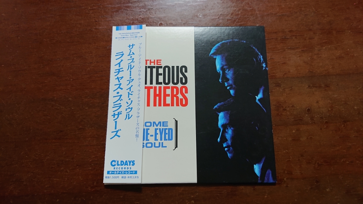 廃盤 紙ジャケcd ライチャス ブラザーズ サム ブルーアイドソウル ５ The Righteous Brothers Some Blue Eyed Soul オールディーズ の落札情報詳細 ヤフオク落札価格情報 オークフリー スマートフォン版