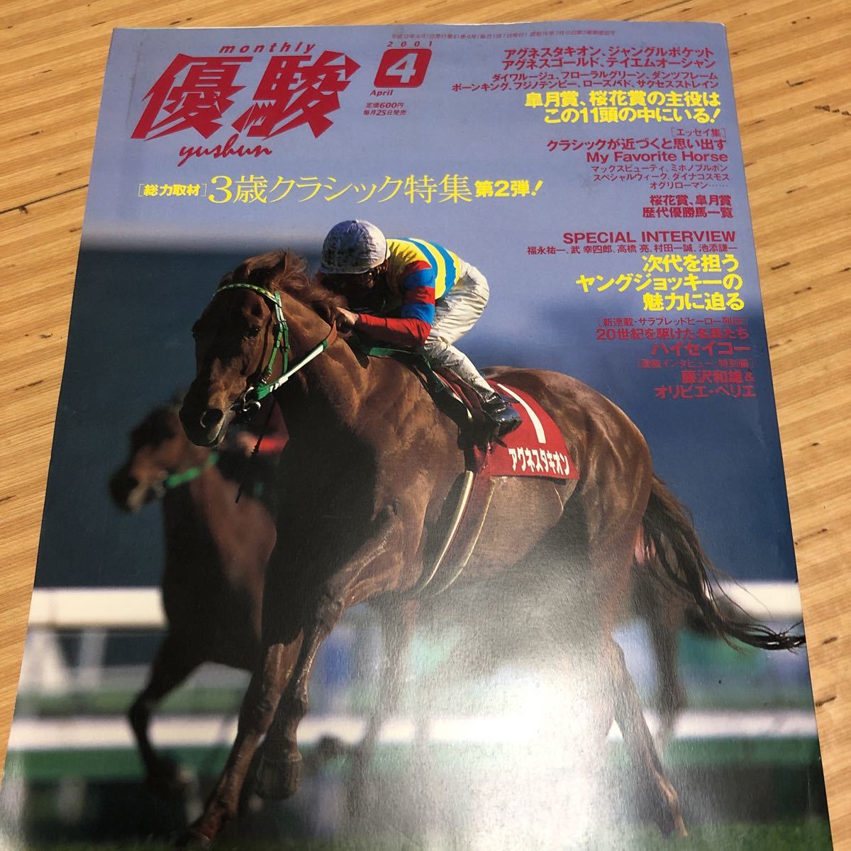 アグネスタキオン全4戦現地的中馬券 アグネスタキオン全4戦現地的中馬券