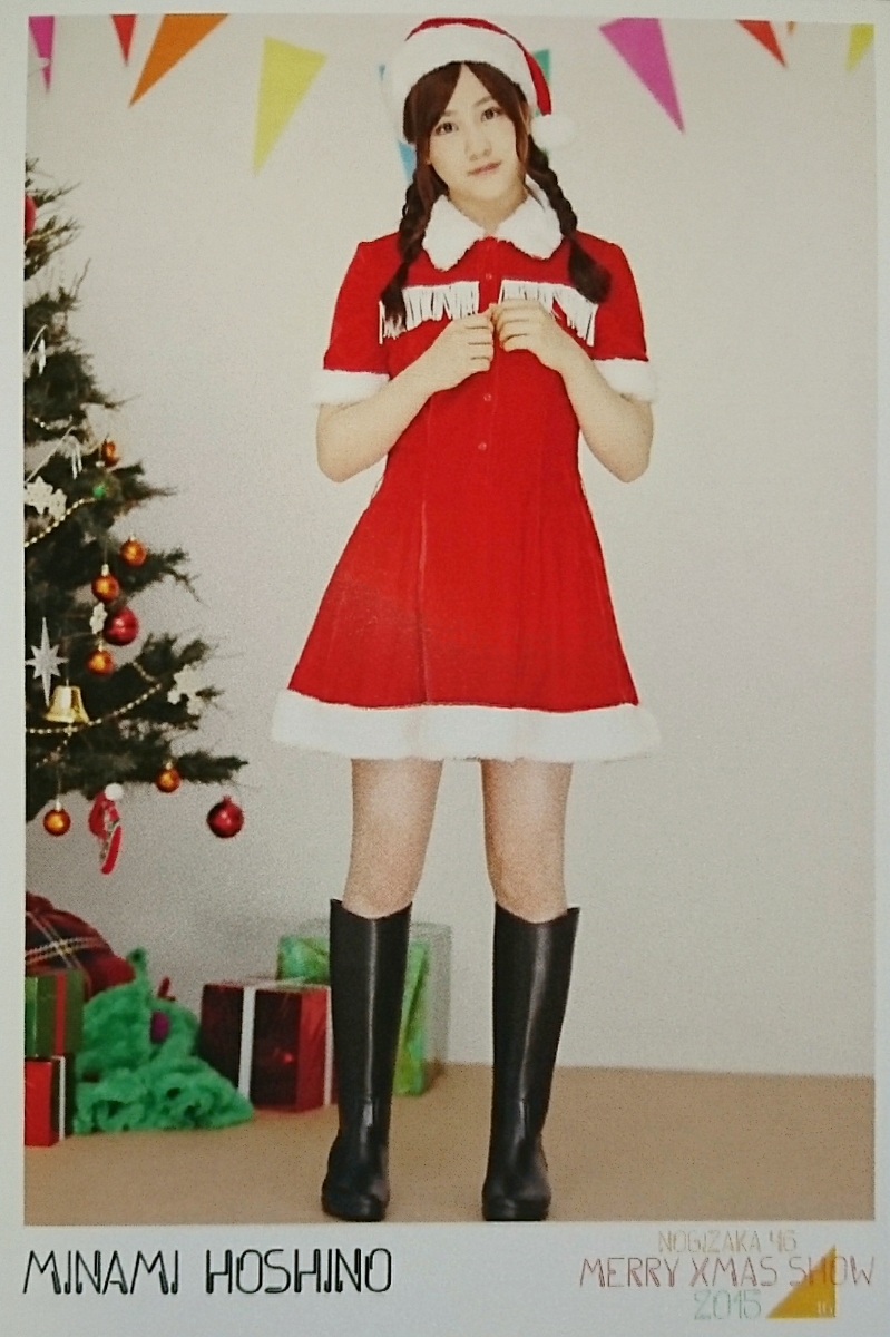 乃木坂 サンタ 4種コンプ 生写真 乃木坂46 生写真 星野みなみ 2015 サンタ 4種コンプ