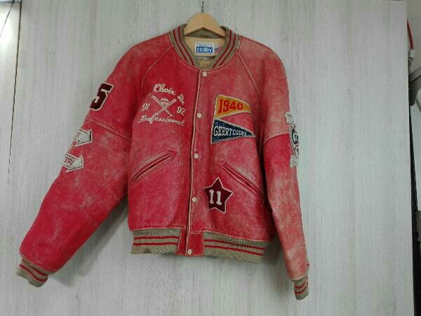 レザースタジャンCosby 状態良好】COSBY オールレザー スタジャン