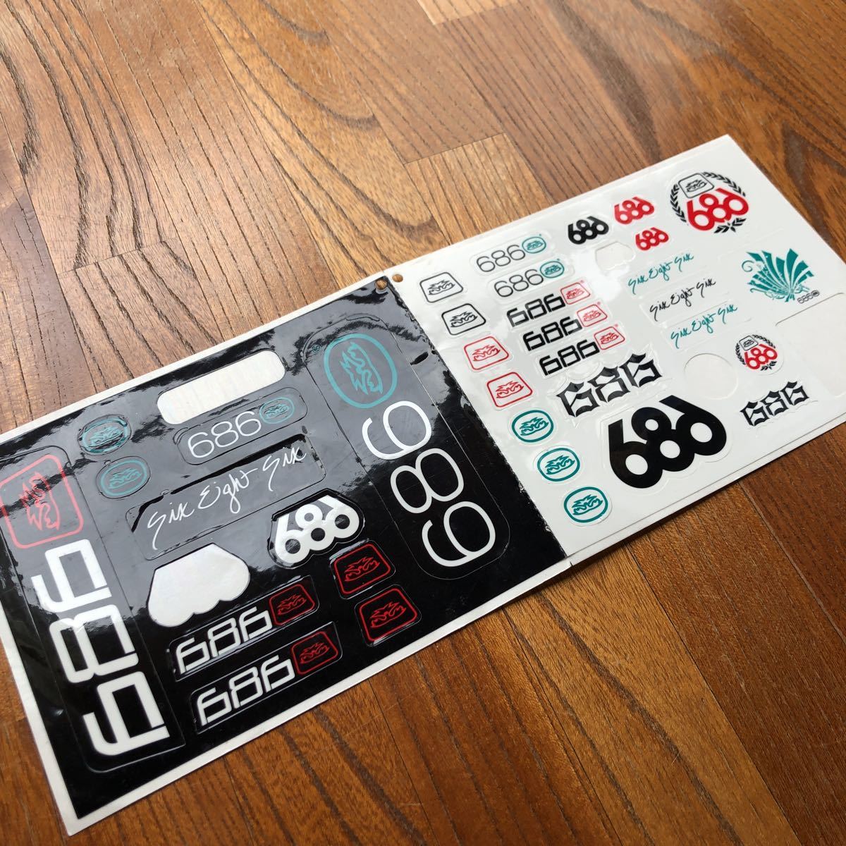 欠け有り 686 six eight six シックスエイトシックス ステッカーシート