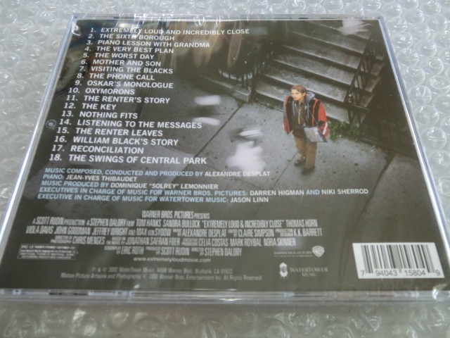廃盤 CD ものすごくうるさくて、ありえないほど近い サウンドトラック Alexandre Desplat/Extremely Loud & Incredibly Close