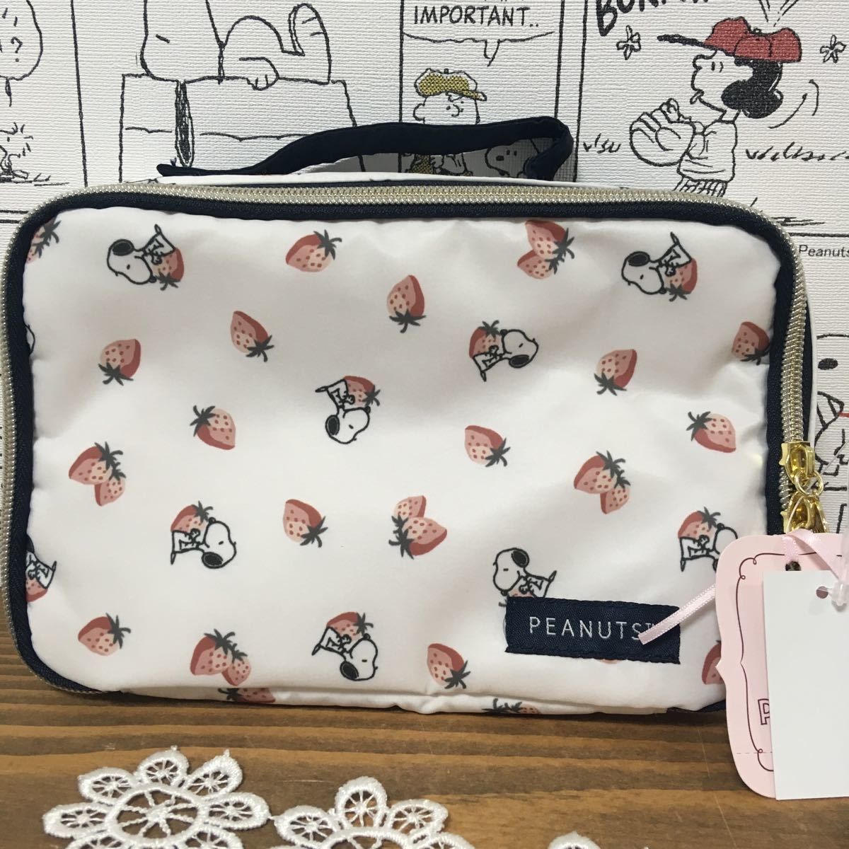 新品 スヌーピー 仕切りいっぱいポーチ 小物ケース 化粧ポーチ 新品 送料350 の落札情報詳細 ヤフオク落札価格情報 オークフリー スマートフォン版