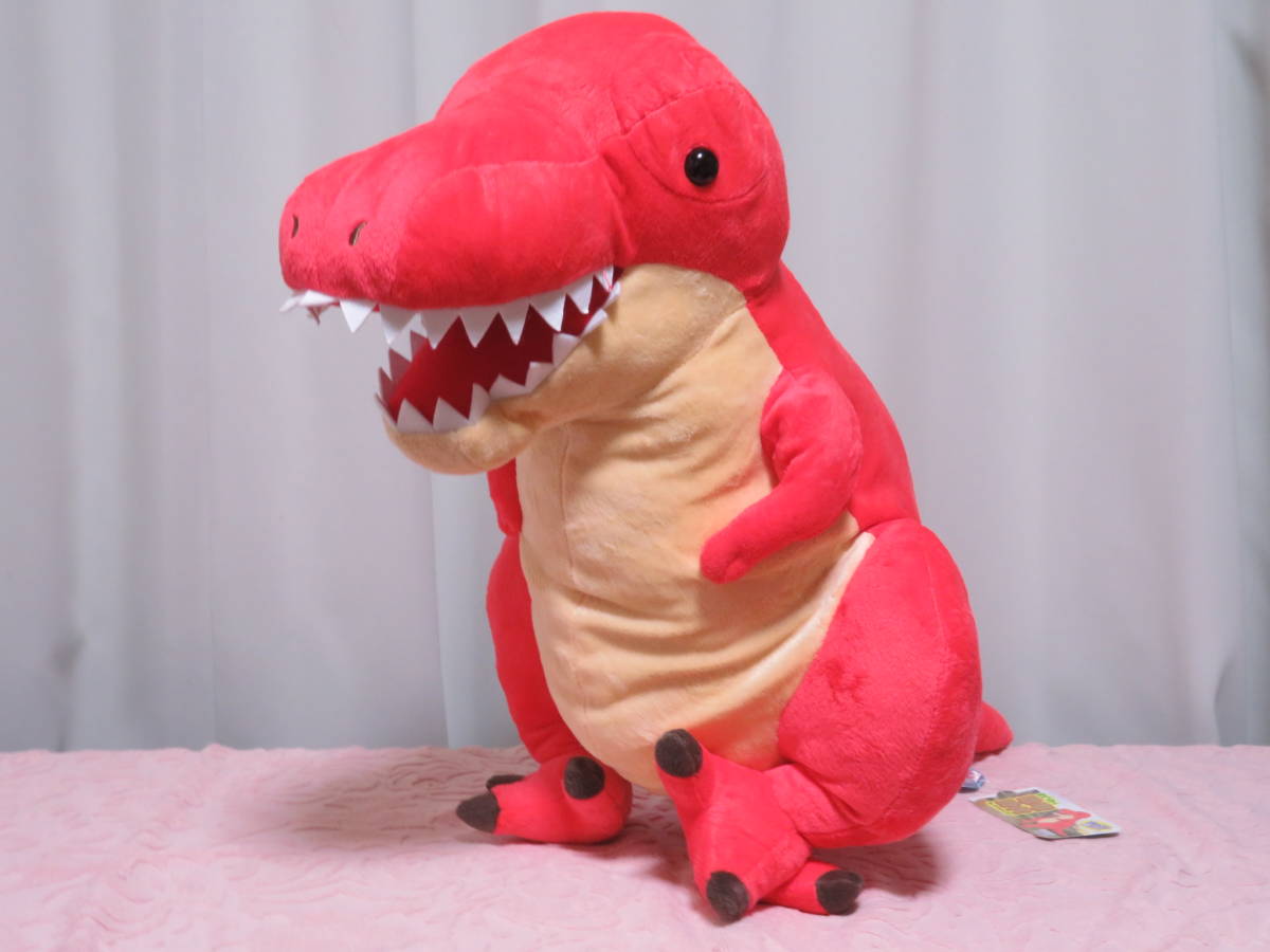新品 わくわく 恐竜時代 ティラノサウルス レッド 大きな ぬいぐるみ 恐竜 の落札情報詳細 ヤフオク落札価格情報 オークフリー スマートフォン版