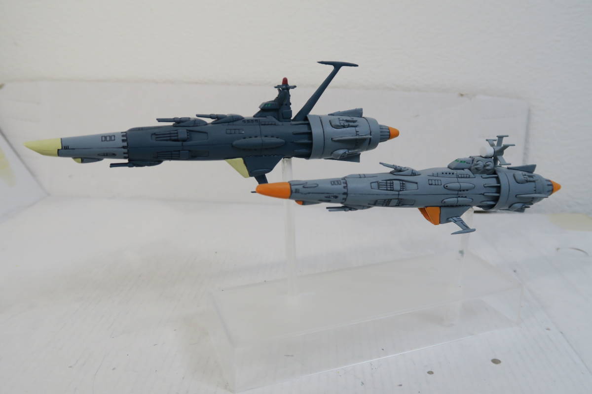 地球防衛軍 主力戦艦 1/700 ガレージキット 宇宙戦艦ヤマト2 SOY-YA 宇宙戦艦ヤマト2 1/700 護衛艦＆駆逐艦 ガレージキット完成品の落札