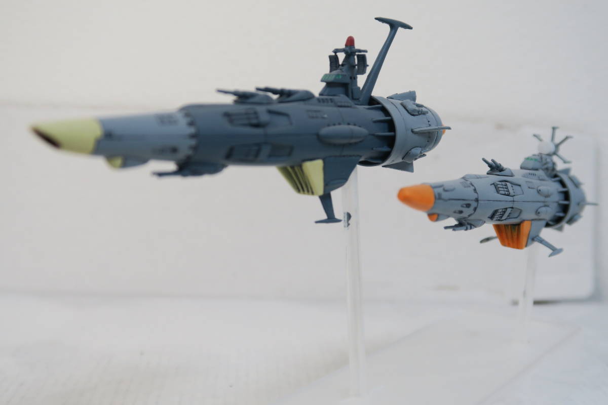 宇宙戦艦ヤマト2 1/700 護衛艦＆駆逐艦 ガレージキット完成品の落札