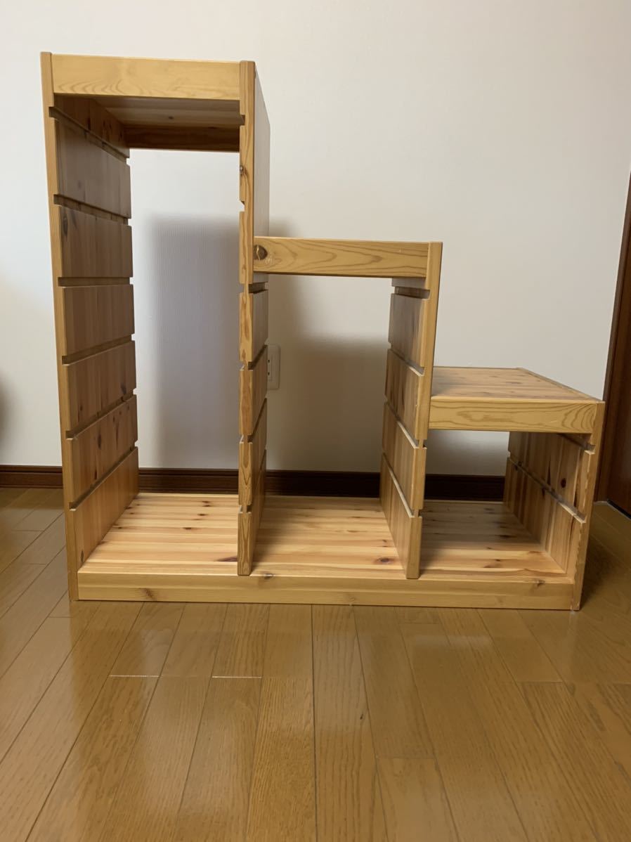 イケア Trofast トロファスト階段型収納 の落札情報詳細 ヤフオク落札価格情報 オークフリー スマートフォン版
