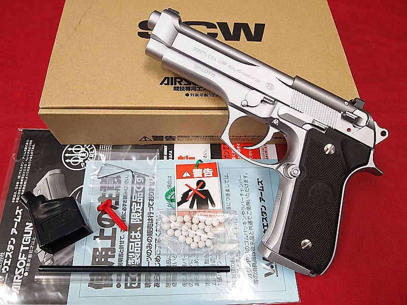 【動作確認OK】WA M92FS INOX ウェスタンアームズ　ベレッタ 動作確認OK】WA M92FS INOX ウェスタンアームズベレッタ