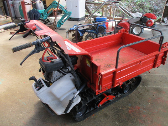 整備済 筑水 クローラ 手動ダンプ 運搬車 BP419 キャニコム 作業能力