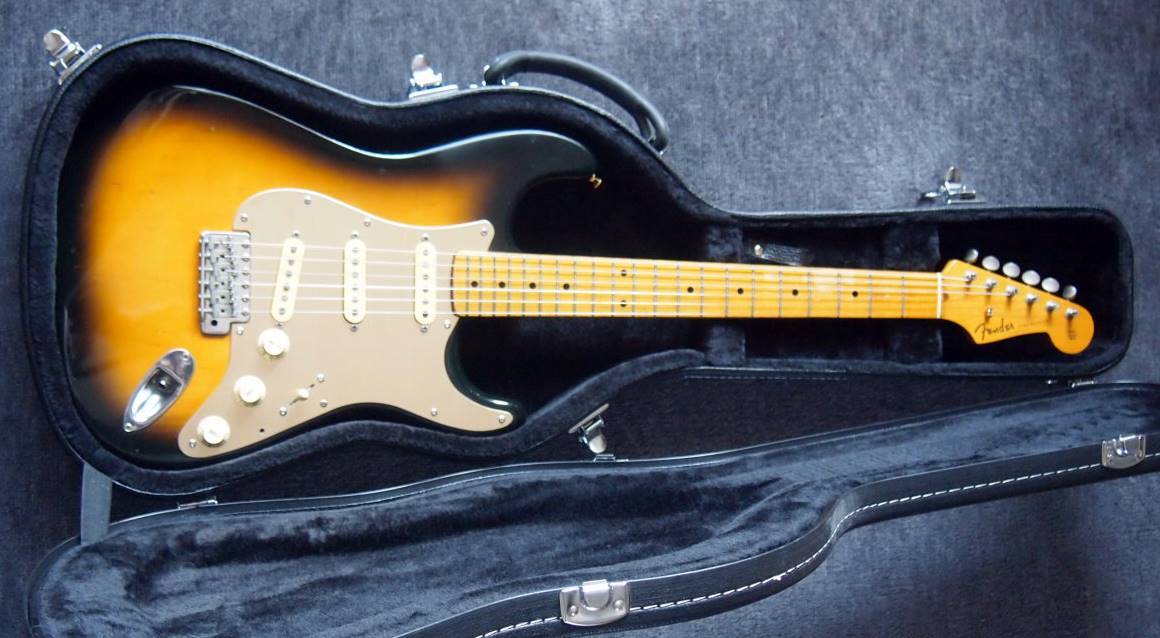 フェンダーJ○ストラト○ST-57○2トーンサンバースト○社外HC付
