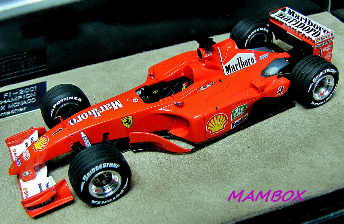 フィギュア 【RBR フェラーリF1-2001 仏GP優勝 1/43 未組立】