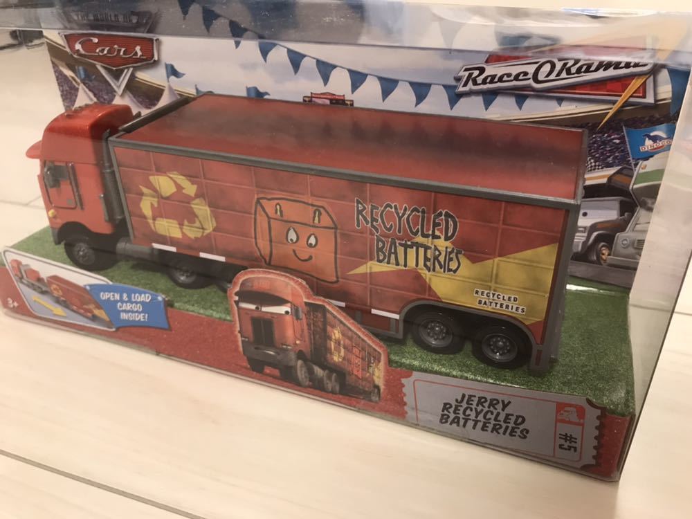 マテル カーズ MATTEL CARS JERRY RECYCLED BATTERIES ジェリー