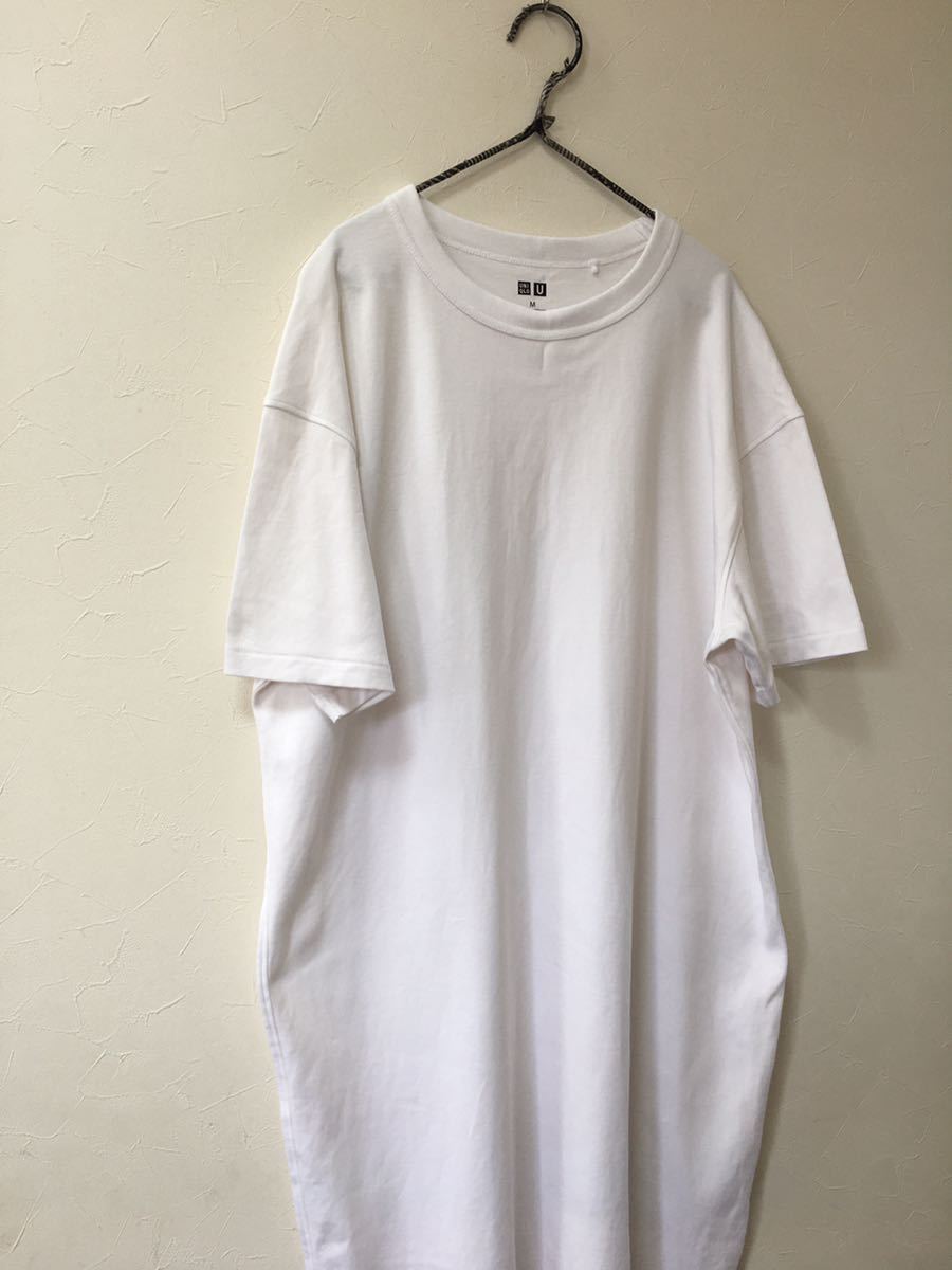 ユニクロ U Uniqlo Tシャツワンピース 試着のみ 美品 M の落札情報詳細 ヤフオク落札価格情報 オークフリー スマートフォン版
