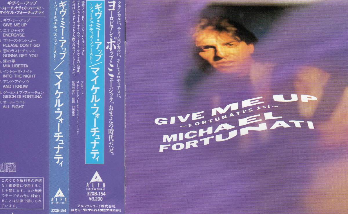 マイケルフォーチュナティ ユーロビート　ハイエナジー ユーロビート／ディスコ☆マイケル・フォーチュナティ（MICHAEL