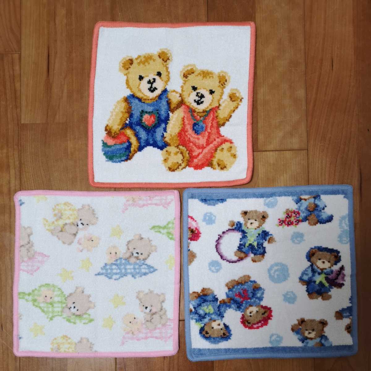 新品 未使用 Feiler フェイラー タオル ハンカチ ３枚セット くま ベア の落札情報詳細 ヤフオク落札価格情報 オークフリー スマートフォン版