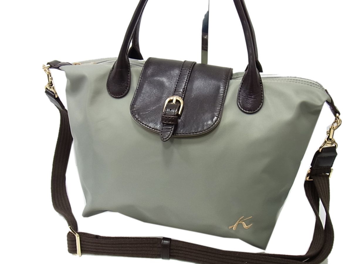 1円 キタムラk2 ハンドバッグ ショルダーバッグ ナイロンバッグ 斜め掛け レザー使い 2way キャリーオンバッグ Kitamura2 の落札情報詳細 ヤフオク落札価格情報 オークフリー スマートフォン版