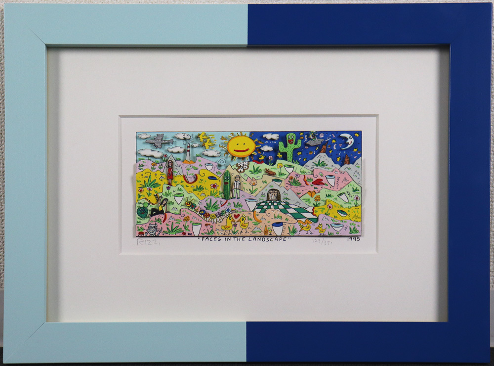 ◇ジェームス・リジィ◇FACES IN THE LANDSCAPE◇3D◇ポップアート