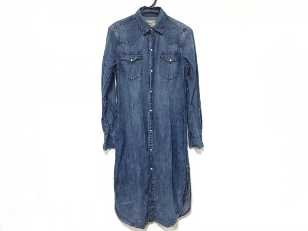 ポロラルフローレン Polobyralphlauren サイズm ブルー レディース シャツワンピ デニム ワンピース の落札情報詳細 ヤフオク落札価格情報 オークフリー スマートフォン版