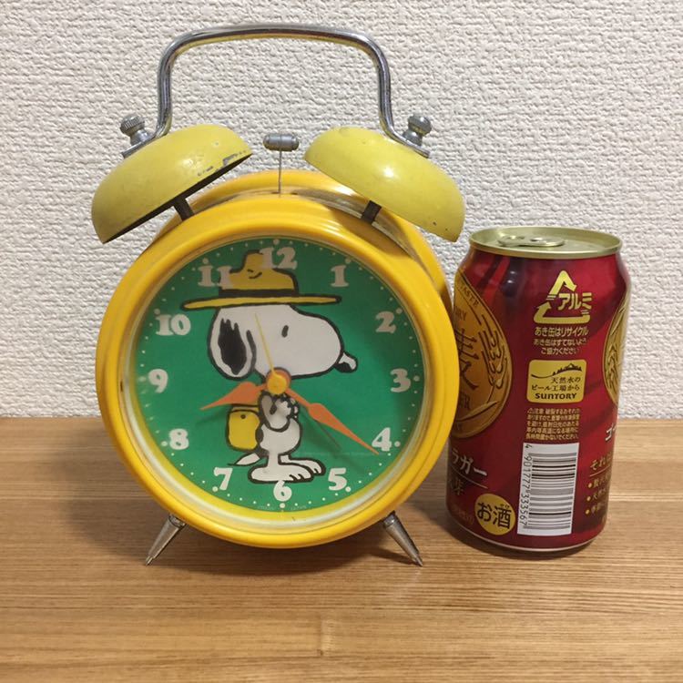 スヌーピー 可愛い目覚まし時計 昭和レトロ レア 黄色 ベル ビーグルスカウト ビンテージ 置時計 アナログ アラーム シチズン 大きめ の落札情報詳細 ヤフオク落札価格情報 オークフリー スマートフォン版