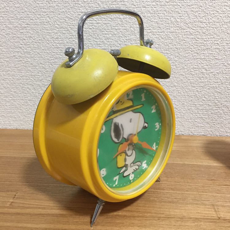 スヌーピー 可愛い目覚まし時計 昭和レトロ レア 黄色 ベル ビーグルスカウト ビンテージ 置時計 アナログ アラーム シチズン 大きめ の落札情報詳細 ヤフオク落札価格情報 オークフリー スマートフォン版