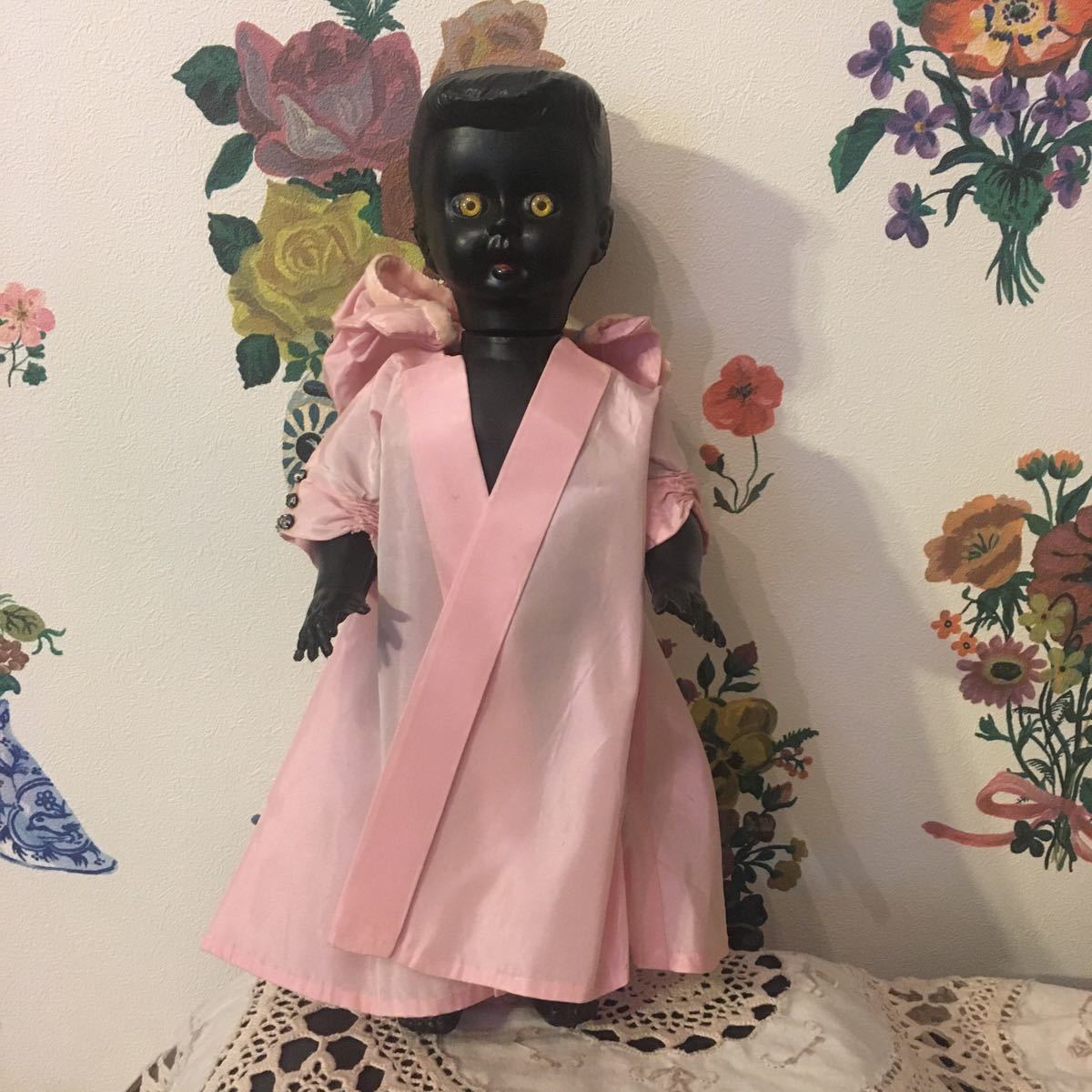 ヴィンテージ ドール 女の子 アフリカン 人形 黒人 イギリス アンティーク レトロ の落札情報詳細 ヤフオク落札価格情報 オークフリー スマートフォン版