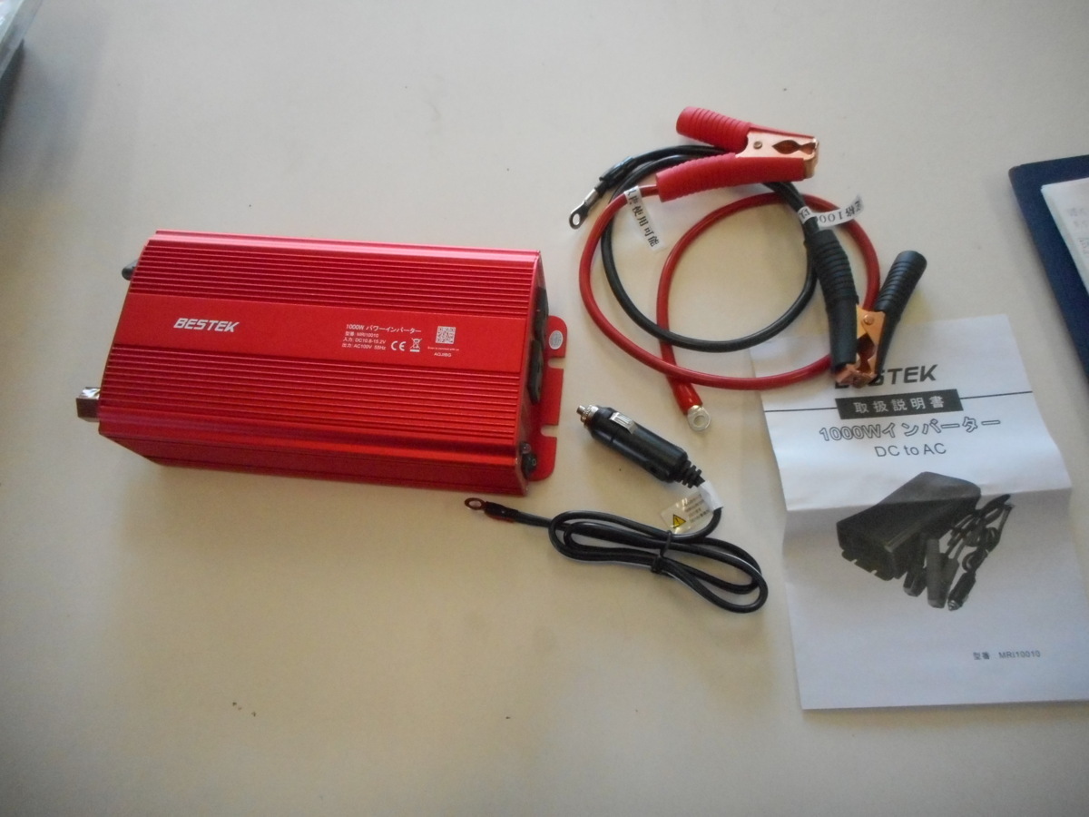 Bestek 1000w カーインバーター Dc 12v To Ac 100v 美品 お宝 定格出力 1000w 最大出力 10w の落札情報詳細 ヤフオク落札価格情報 オークフリー スマートフォン版