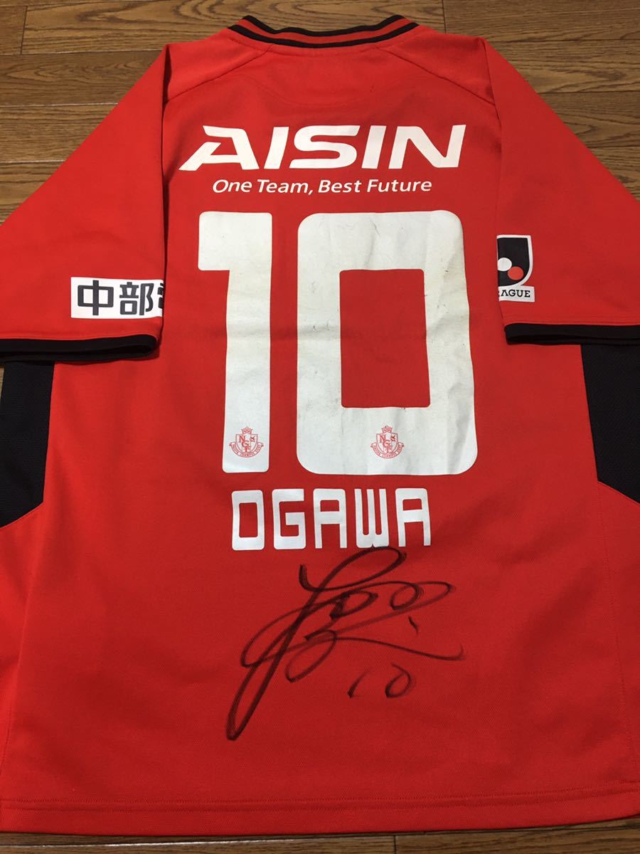 名古屋グランパス オーセンティックユニフォーム 小川佳純サイン入り