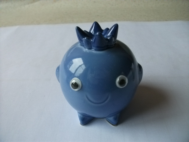 新品】西部ガス GAS FAIR ガスフェア 1998 陶器 貯金箱 非売品の落札