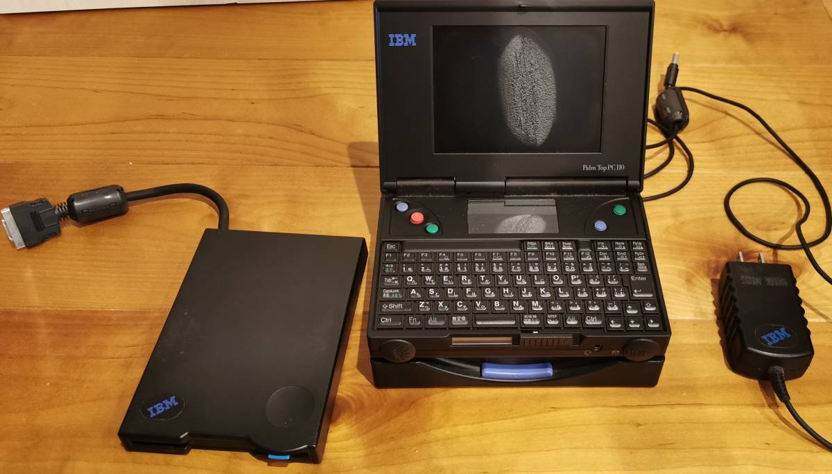 名機 IBM PC-110 Palm Top ジャンク ポートリプリケーター付きの落札