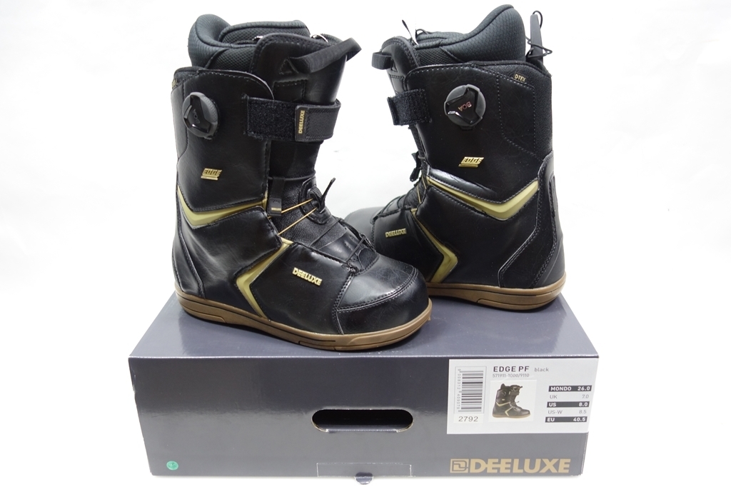中古 19/20 DEELUXE EDGE PF 26cm ノーマルインナー スノーボード