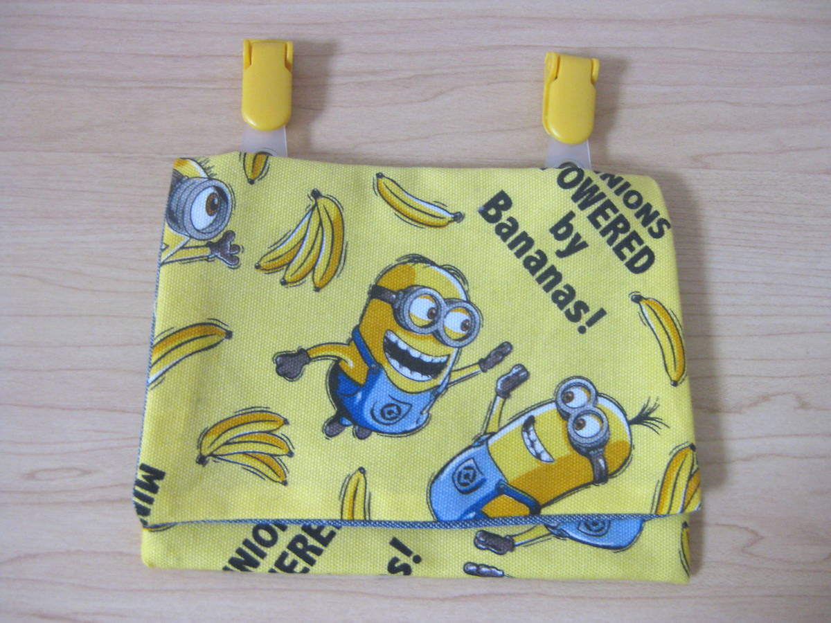 新品 Natuのハンドメイド 移動ポケット ミニオン ティッシュケースつき クリップつき クリップなし ハンカチケース の落札情報詳細 ヤフオク落札価格情報 オークフリー スマートフォン版