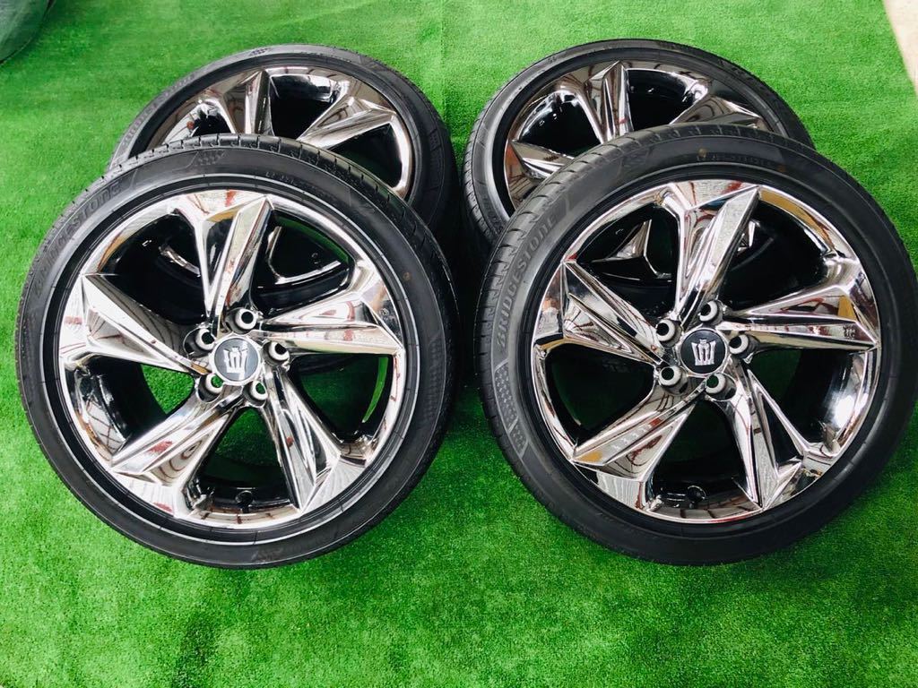 トヨタ 2系 クラウン Rs 純正 225 45r18 ブリヂストン レグノ Gr 001 18インチ 19年タイヤ 売り切り の落札情報詳細 ヤフオク落札価格情報 オークフリー スマートフォン版